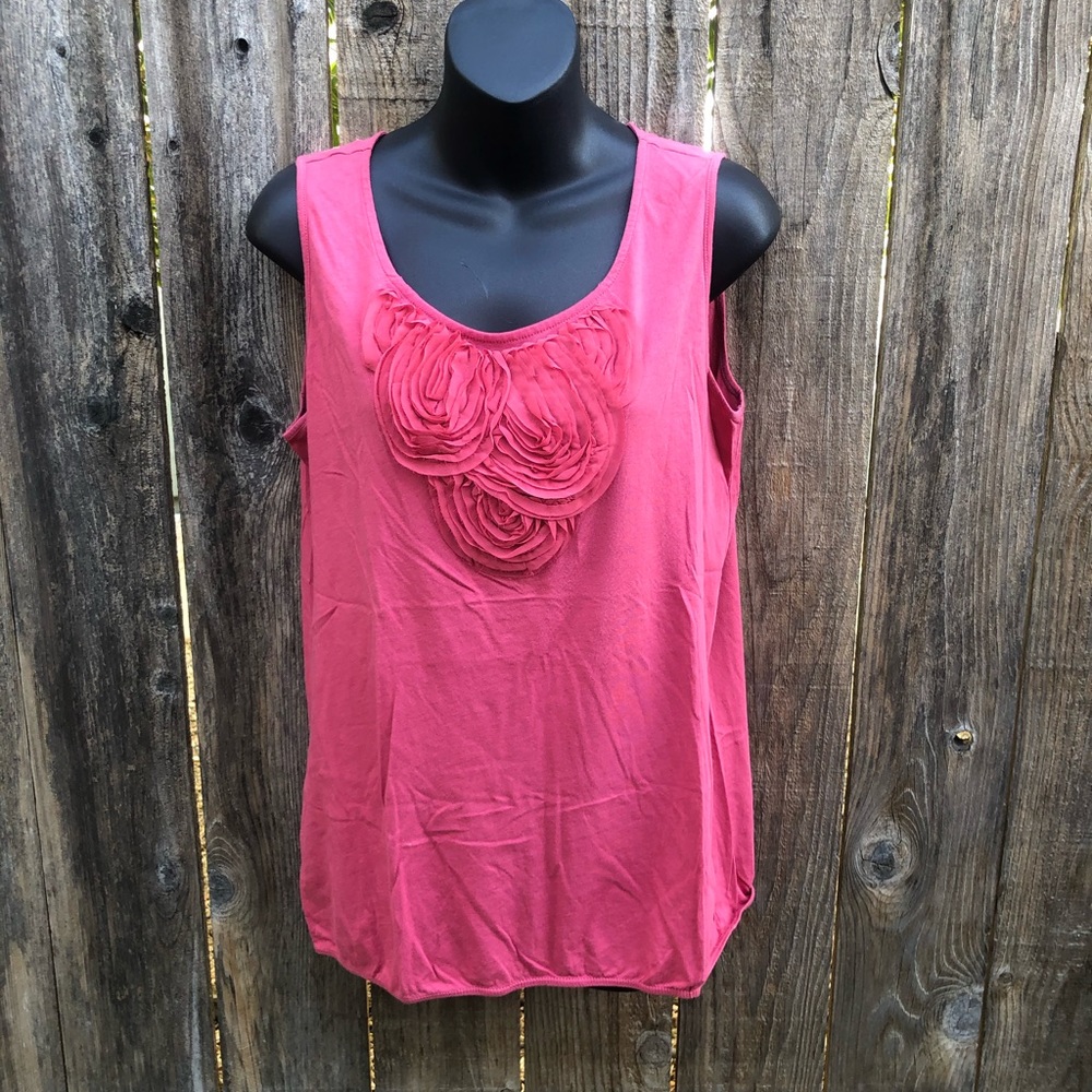 Loft pink tank top
